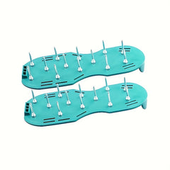 Lawn Inflatable Shoes Aerator Sandals with 2 Straps