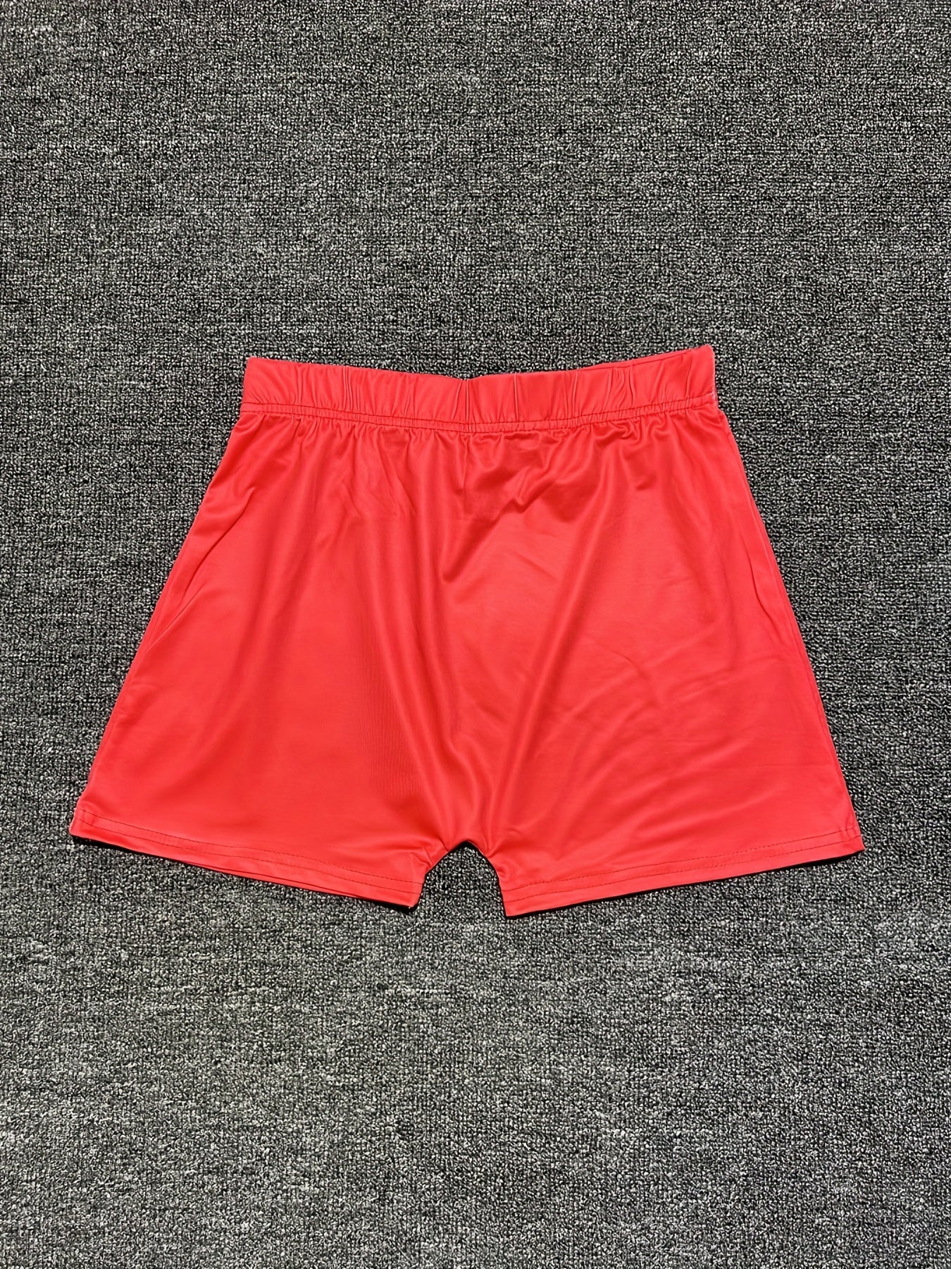 Letter Print Skinny Biker Shorts for Women