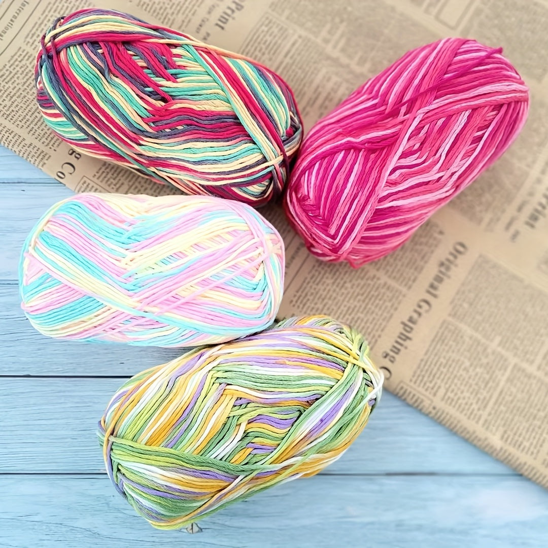 Gradient Yarn 100g Soft Yarn for Crocheting & Knitting DIY Doll Sweater Scarf