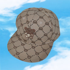 Embroidered Bear Hip Hop Baseball Cap Sun Hat 53