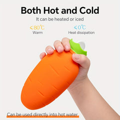 Carrot Cartoon Hand Warmer Silicone Hot Water