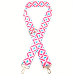 Rainbow Colorful Shoulder Strap Ethnic Style Replacement Purse Belt