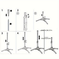 Adjustable Baseball Softball Batting Tee Coaching Aid