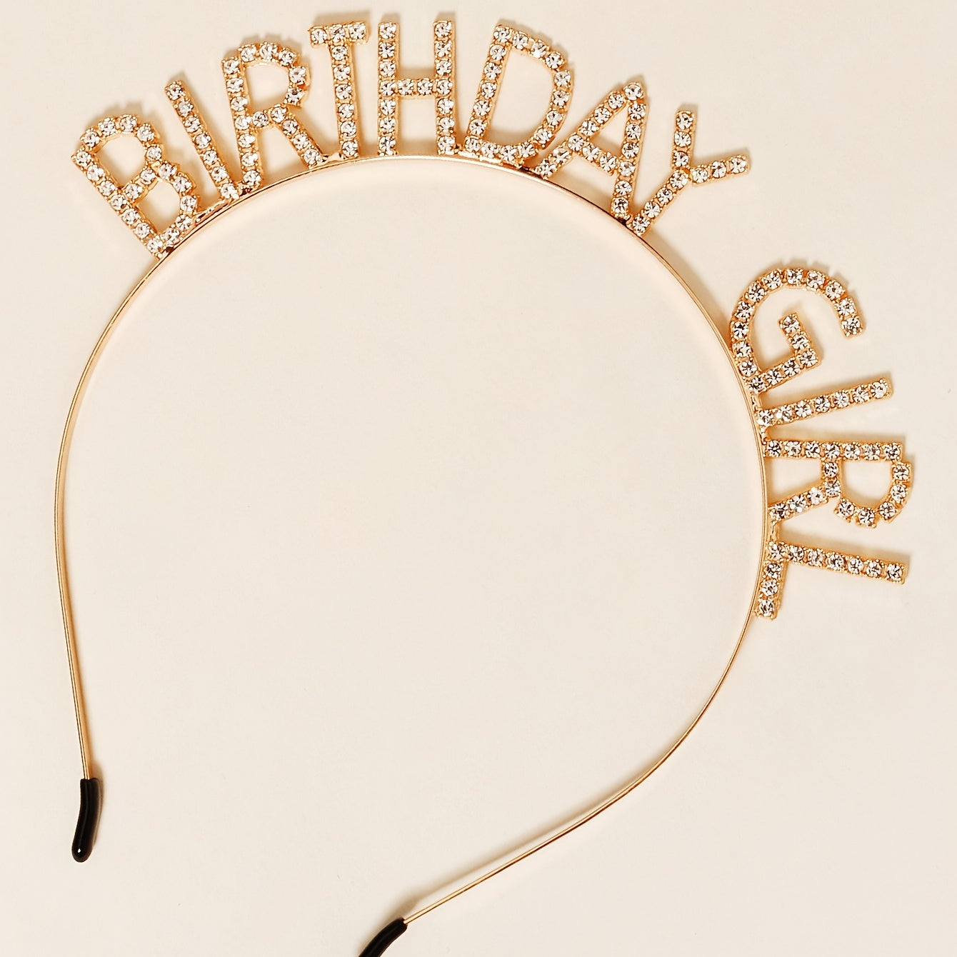 Golden Birthday Hairband For Girls