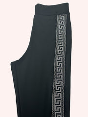 Geometric Print High Waist Tummy Control Leggings