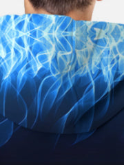 Boys 3D Print Flame Graphic Hoodie