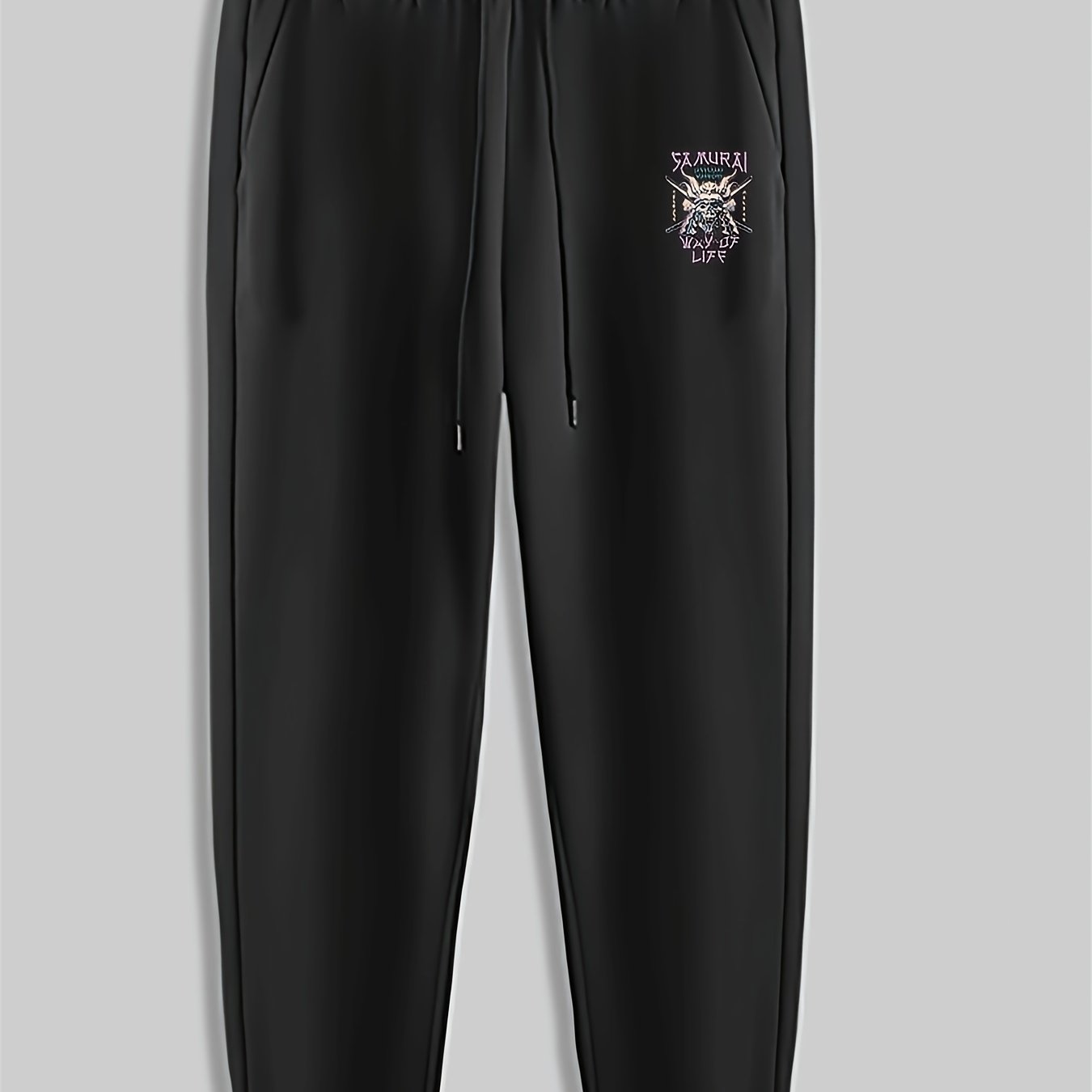Skull Print Men's Sweatpants Loose Casual Trousers