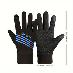 Winter Non slip Warm Gloves, Touch Screen Waterproof for Hiking Skiing Fishing