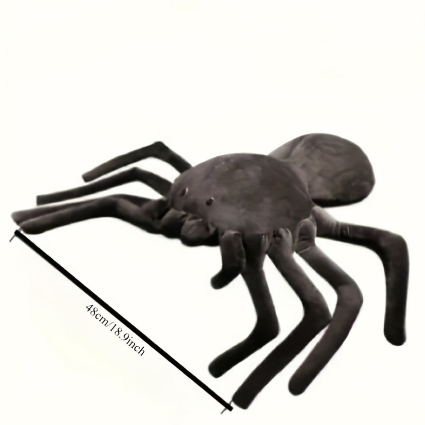 Huge Realistic Spider Plush Toy Soft Stuffed Animal Halloween Decoration