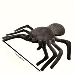 Huge Realistic Spider Plush Toy Soft Stuffed Animal Halloween Decoration