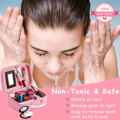 Unicone Suitcase with Makeup Kits for Girls