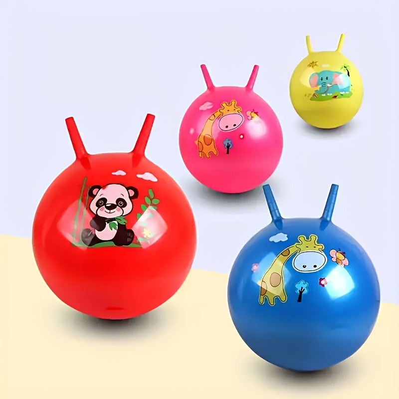 Kids' Bouncing Ball with Handle for Indoor & Outdoor Play