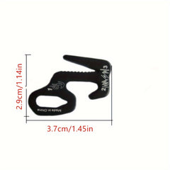 Aluminum Alloy Tent Hook Rope Tightener Camping Accessory