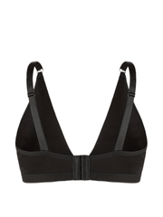 Plus Size Casual Bra Women's Plus Solid Wireless Medium Stretch Triangle Bra