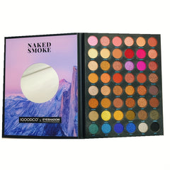 48 Colors Eyeshadow Palette Matte Shimmer Finish High Pigmented Brightening