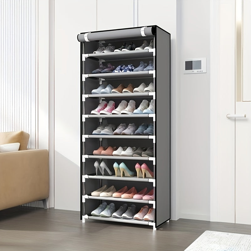 1pc Shoe Rack Dustproof Shoe Cabinet Shoes Storage Rack