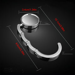 Portable Folding Hook Table Side Bag Hanger