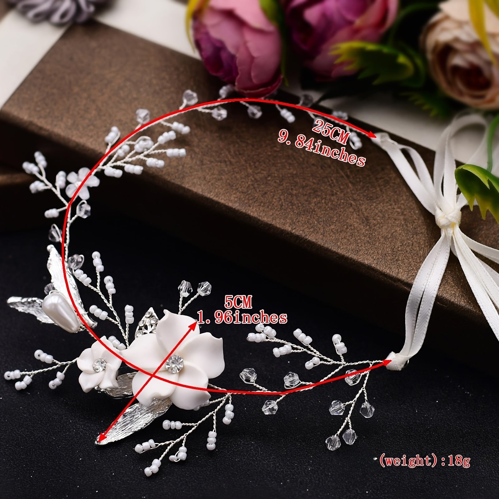 Faux Pearl Bridal Garter Belt Rhinestone Decor Strappy Leg Suspender Belts
