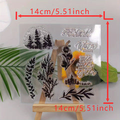 Tree Grass Metal Cutting Dies and Stamps for Scrapbooking