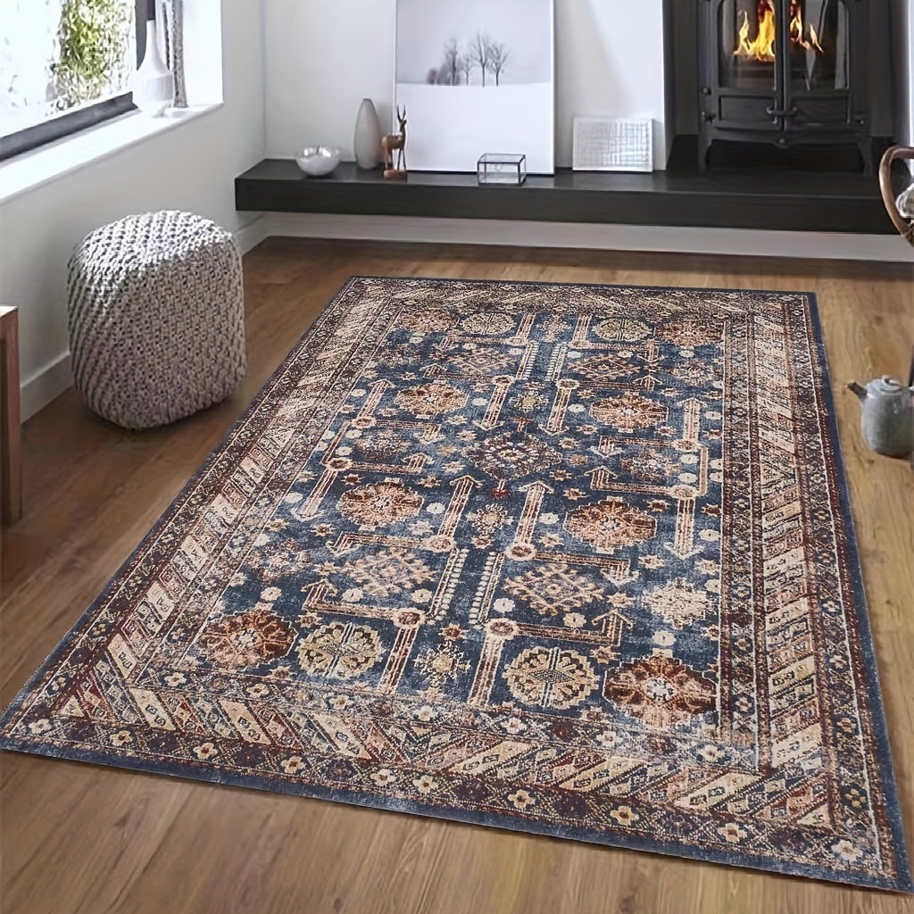 European Rug Modern Minimalist Light Geometric Machine Washable Non Shedding