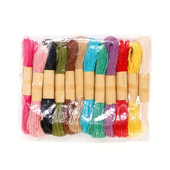 12pcs Colorful Hemp Rope DIY Handwoven Photo Clip Jute Rope 1mm 10m