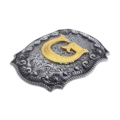 Personality Casual Western Denim Letter G Belt Buckle