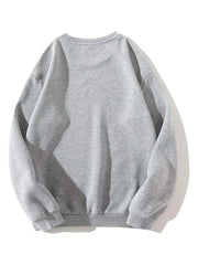 Coconut Tree Graphic Long Sleeve Sweatshirt for Women