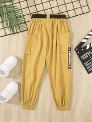 Boys Letter Long Pants Spring Autumn Kids Clothes