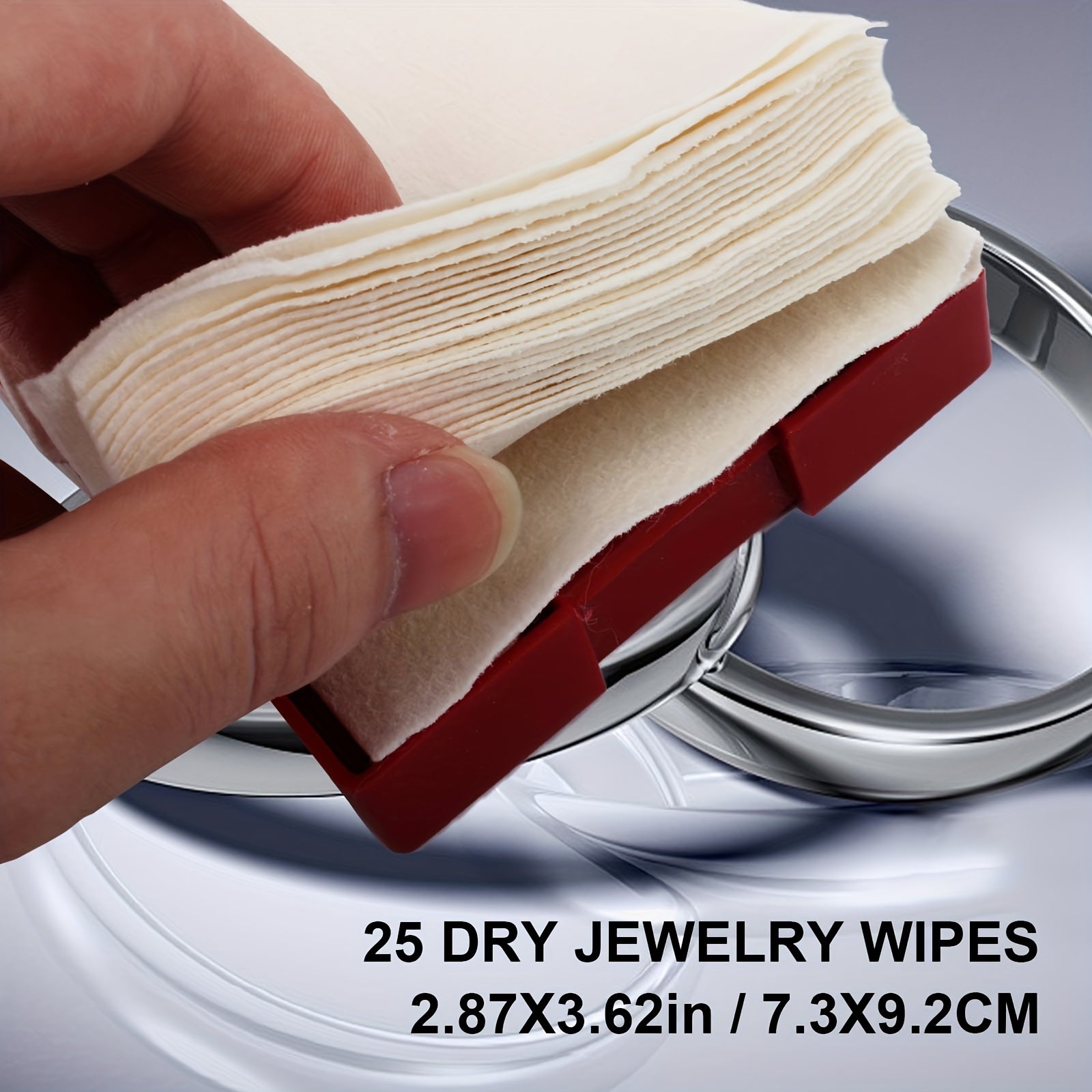 Precious Metal Cleaning Wipes for Jewelry - Deoxidize & Shine