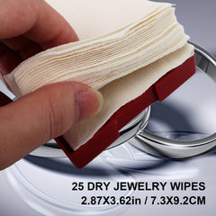 Precious Metal Cleaning Wipes for Jewelry - Deoxidize & Shine