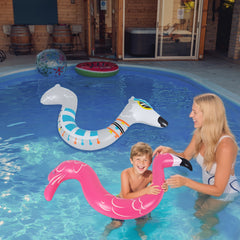Kids PVC Pool Noodle Floaties with Animal Shaped Flamingo Snake Starfish