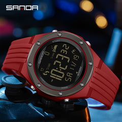 Sanda Boy's Calorie Steps Metal Waterproof Watch