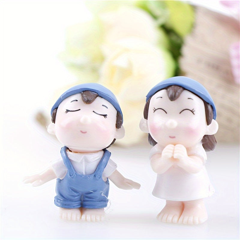 Micro Landscape DIY Couple Ornaments Potted Plant Decoration
