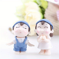 Micro Landscape DIY Couple Ornaments Potted Plant Decoration