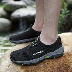 Men's Breathable Slip On Mesh Shoes For Outdoor Activities