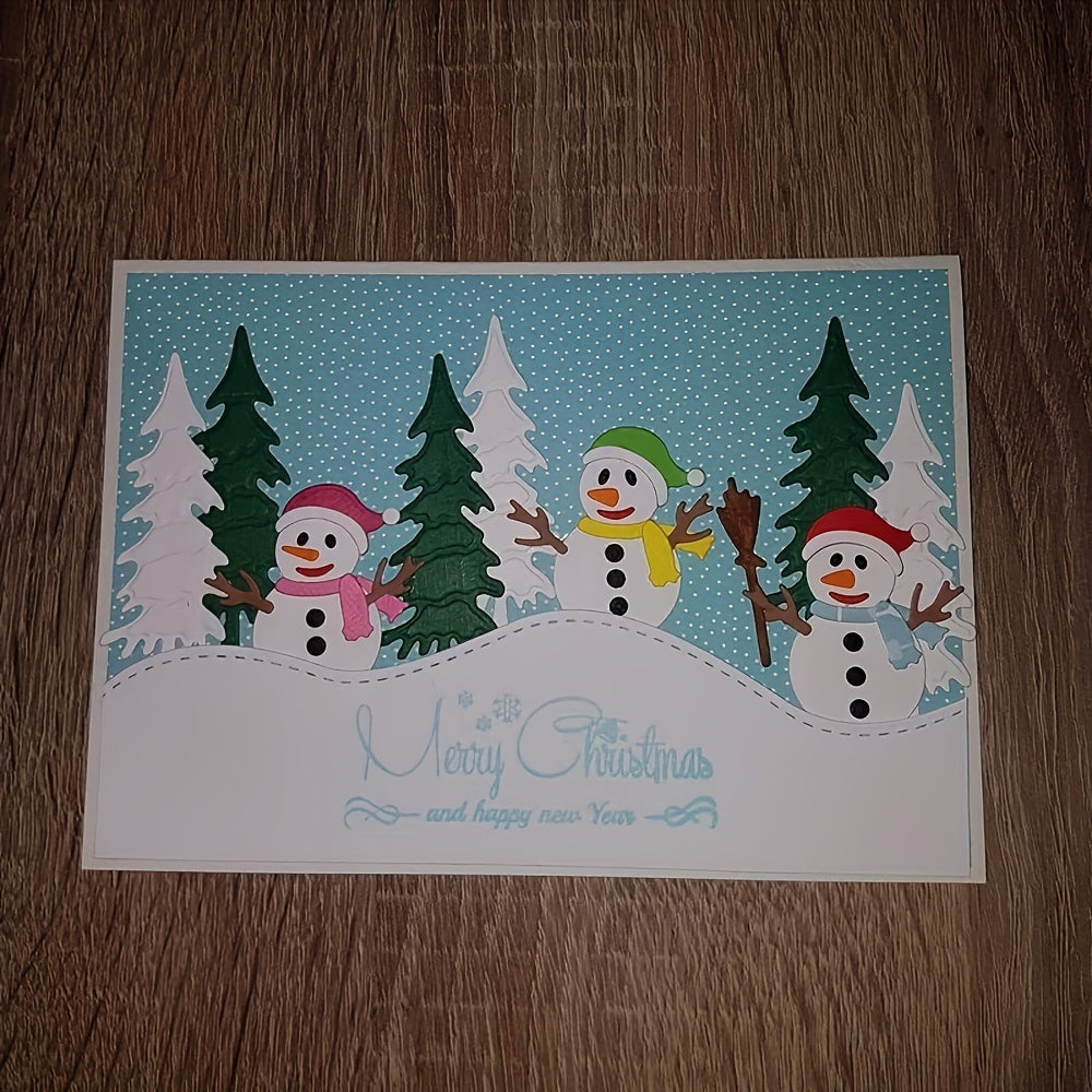 1pc Metal Cutting Dies Snowman Set for Scrapbook