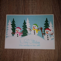 1pc Metal Cutting Dies Snowman Set for Scrapbook