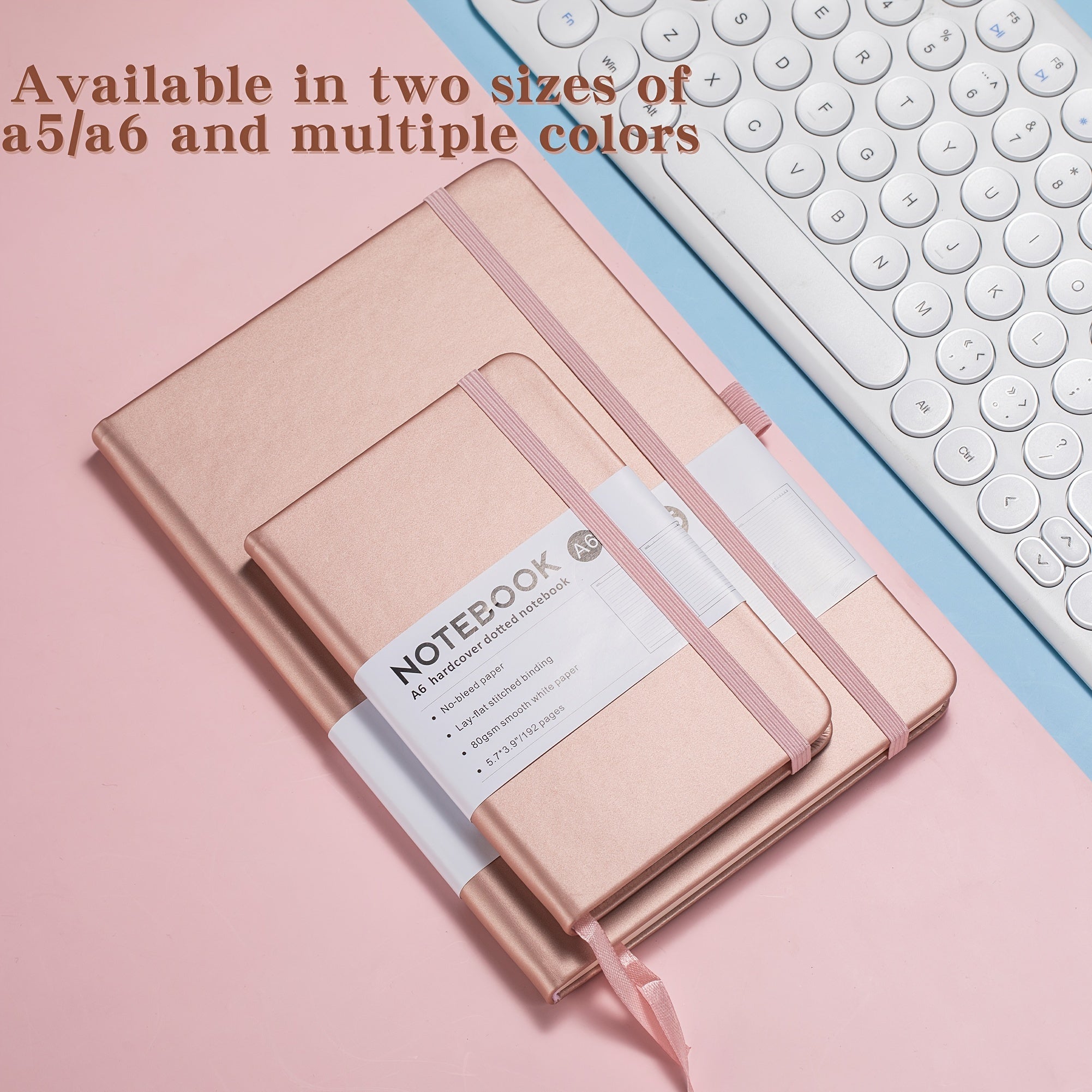 Rose Golden Bandage Notebook Business Notepad Foreign Trade Small Notebook