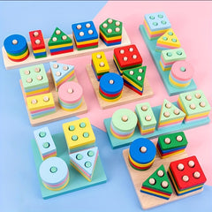 Infant Enlightenment Building Block Toys - 4 Sets
