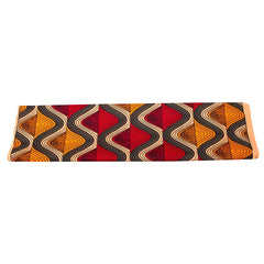 African Ethnic Wax Dye Printed Fabric Double Sided Geometric Cloth