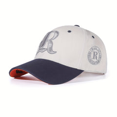 Embroidery Hip Hop Baseball Cap Unisex Block Sun Hats Casual Lightweight