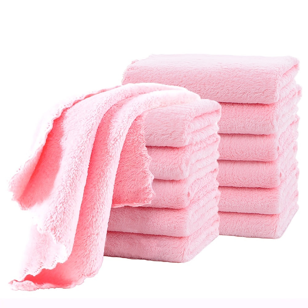 Kids Coral Velvet Face Towel Soft Absorbent Towel