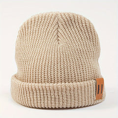 Men's Knitted Winter Beanie Hat Outdoor Coldproof Ski Cycling Hat
