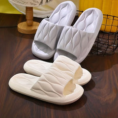 Women's Solid Slides Soft Sole Shoes Lightweight Indoor Pillow Shoes