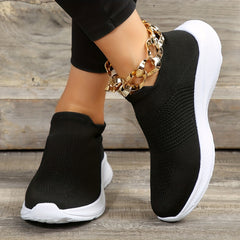 Women's Comfy Slip-On Walking Shoes Lightweight Low Top Sneakers