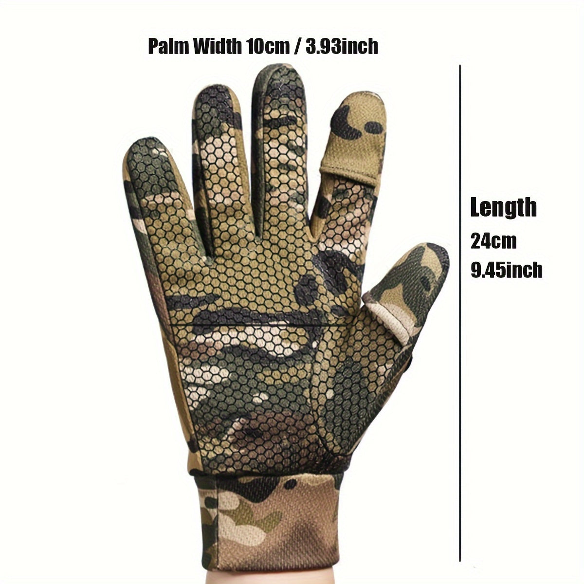 Unisex Outdoor Function Gloves Touch Screen Anti Slip Gloves For Climbing