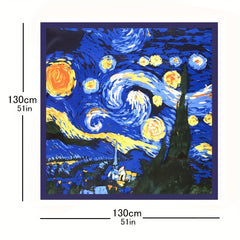 THE STARRY NIGHT Silk Tube Top Bandana