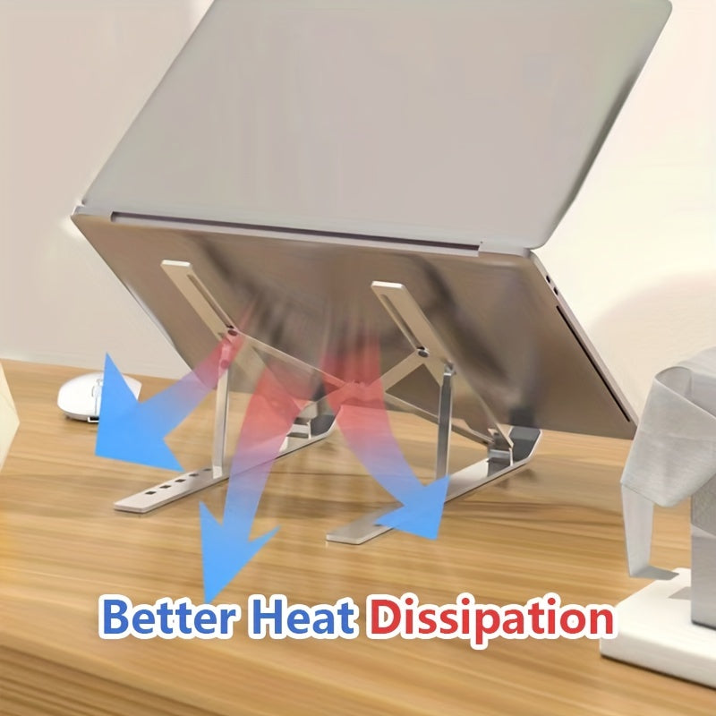 Foldable Aluminum Laptop Stand Cooling Base for All Laptops
