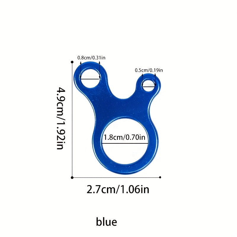 5pcs 3 Hole Wind Rope Cord Adjuster Buckle Outdoor Tent Accessories
