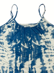 Tie Dye Cami Romper with Pockets